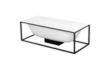 Bette Lux Shape rectangular bathtub free-standing 170x75x45cm, 2 sloping backs, 3451-