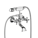 Dornbracht Madison bath mixer, wall-mounted, 160mm projection, with hand shower, 25023360