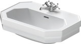 Duravit 1930 washbasin, 60x41cm, 1 tap hole