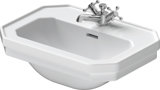 Duravit 1930 hand-rinse basin, 50x36,5cm, with overflow, 1 tap hole