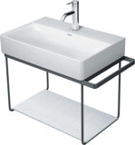 Duravit DuraSquare Metallkonsole 66,5x38,1cm, für Waschtisch  235660, Handtuchhalter, wandhängend