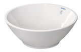 Duravit countertop sink Bacino 420mm, round, with overflow, without tap hole bench, 032542