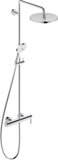 Duravit C.1 Shower System, mit Einhebel-Brausemischer, inkl. Hand-/ Kopfbrause, Ausladung 350mm, C142800070