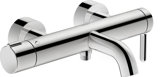 Duravit C.1 Single lever surface-mounted bath mixer, S connections, with changeover valve