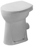 Duravit Stand WC Duraplus Sudan, 465+100mm erhöht, Abgang waagerecht, weiss