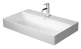Duravit DuraSquare furniture washstand 80x47cm, grinded, 1 tap hole, without overflow, with tap hole bench,