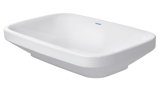 Duravit countertop sink DuraStyle 60cm without overflow, without tap hole bench