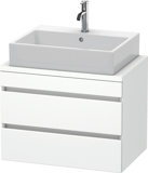 Duravit DuraStyle vanity unit for console compact, 2 drawers, 700mm