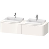 Duravit Happy D.2 Plus Waschtischunterbau für Konsole wandhängend, 1600x550 mm, 2 Auszüge, für 2 Möbelwas...