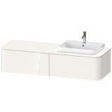 Duravit Happy D.2 Plus Waschtischunterbau für Konsole wandhängend, 1600x550 mm, 2 Auszüge, für Aufsatzbeck...