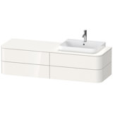 Duravit Happy D.2 Plus Waschtischunterbau für Konsole wandhängend, 1600x550 mm, 4 Schubkästen, für Möbelw...