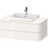 Duravit Happy D.2 Plus Waschtischunterbau für Konsole wandhängend, 1000x550 mm, 2 Schubkästen, für Aufsatz...