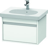 Duravit Ketho Waschtischunterschrank wandhängend 6670, 1 Auszug, 600mm, für D-Code