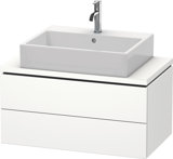 Duravit L-Cube Waschtischunterbau für Konsole, Breite 820mm, Tiefe 477mm, 2 Schubkästen