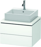 Duravit L-Cube Waschtischunterbau für Konsole, Breite 620mm, Tiefe 547mm, 2 Schubkästen