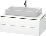 Duravit L-Cube Waschtischunterbau für Konsole, Breite 1020, Tiefe 547mm, 2 Schubkästen