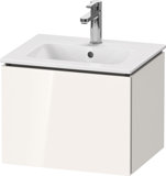 Duravit L-Cube Waschtischunterbau wandhängend Compact, 1 Auszug, Breite: 520mm, für Me by Starck 233653