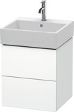 Duravit L-Cube Waschtischunterbau wandhängend, 2 Schubkästen, 48,4 x 45,9 cm, für Vero Air 235050