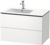 Duravit L-Cube Waschtischunterbau wandhängend 82,0 x 48,1 cm, 2 Schubkästen, für ME by Starck 234583 Becken...