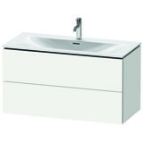 Duravit L-Cube Waschtischunterbau wandhängend LC6308, 1020x481 mm, 2 Schubkästen, für Viu 234410