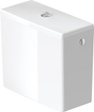 Duravit ME by Starck cistern, for right or left connection, with Dual Flush interior fittings, chrome, 6/3 L, ...