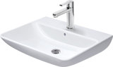 Duravit ME by Starck Waschtisch mit Überlauf, mit Hahnlochbank, 1 Hahnloch, 650 mm