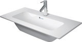 Duravit ME by Starck furniture washstand Compact 83x40cm, 1 tap hole, with overflow, with tap hole bench,