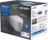 Duravit ME by Starck Wall-mounted WC Duravit Rimless® Set