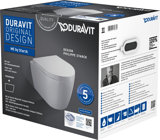 Duravit ME by Starck Wall-hung WC Compact Duravit Rimless® Set