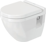 Duravit wall-hung WC Starck 3 Compact 47.5 cm, wash-out
