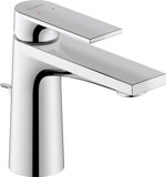 Duravit Tulum S Waschtischmischer, mit Ablaufgarnitur, Ausladung 110mm, TU1010001010