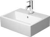 Duravit Vero Air Handwaschbecken 45x35cm, mit Überlauf, mit Hahnlochbank, 1 Hahnloch, geschliffen