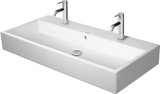 Duravit Vero Air Möbelwaschtisch, 100x47cm, mit Überlauf, 2 Hahnlöcher, geschliffen, 2350100026