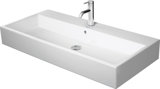 Duravit Vero Air Waschtisch 100x47cm, mit Überlauf, mit Hahnlochbank, 1 Hahnloch, geschliffen