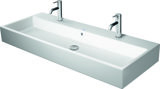 Duravit Vero Air Waschtisch, 120x47cm, mit Überlauf, 2 Hahnlöcher vorgestochen, 2350120024