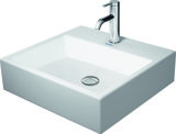 Duravit Vero Air Waschtisch 50x47cm, ohne Überlauf, mit Hahnlochbank, 1 Hahnloch, geschliffen