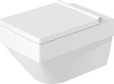 Duravit Vero Air Wand-WC Duravit Rimless 37x57cm, Spülrandlos, Tiefspüler