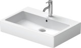 Duravit Vero 700mm washbasin, with overflow, with tap hole bench, 1 tap hole