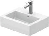 Duravit Vero 45cm hand basin, with overflow, with tap hole bench, with tap hole