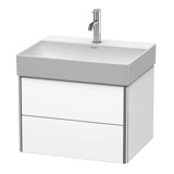 Duravit XSquare Vanity unit wall-hung 58.4x46.0 cm, 2 drawers, for wash basin DuraSquare 235360
