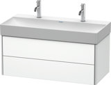 Duravit XSquare Vanity unit wall-hung 98.4 46.0 cm, 2 drawers, for wash basin DuraSquare 235310