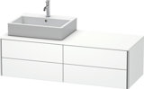 Duravit XSquare Waschtischunterbau wandhängend 140,0 x 54,8 cm, 4 Schubkästen XS4913L