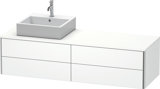 Duravit XSquare Waschtischunterbau wandhängend 160,0 x 54,8 cm, 4 Schubkästen XS4914L