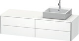 Duravit XSquare Waschtischunterbau wandhängend 160,0 x 54,8 cm, 4 Schubkästen