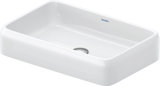 Duravit Qatego countertop sink, 600x400mm, without overflow, ground, Soft Edge, rectangular, 238360