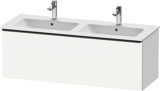 Duravit D-Neo, Waschtischunterbau wandhängend, Breite 1280 x Tiefe 462mm, 1x Auszug, mit Griff, DE42650