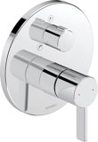 Duravit D-Neo single lever bath mixer concealed, 2 consumers, with diverter valve and safety combination, DE52...