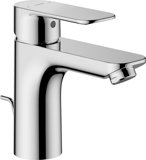 Hansa HANSABASIC XL basin mixer, 112 mm projection, with pull rod, chrome, 55502203