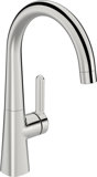 Hansa HANSADESIGNO Style basin mixer, 167mm projection, without drain set, 51492293