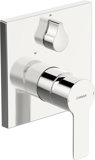 Hansa Hansaligna bath and shower mixer, ready-mounted set, with safety device, concealed, square rosette, 8385...